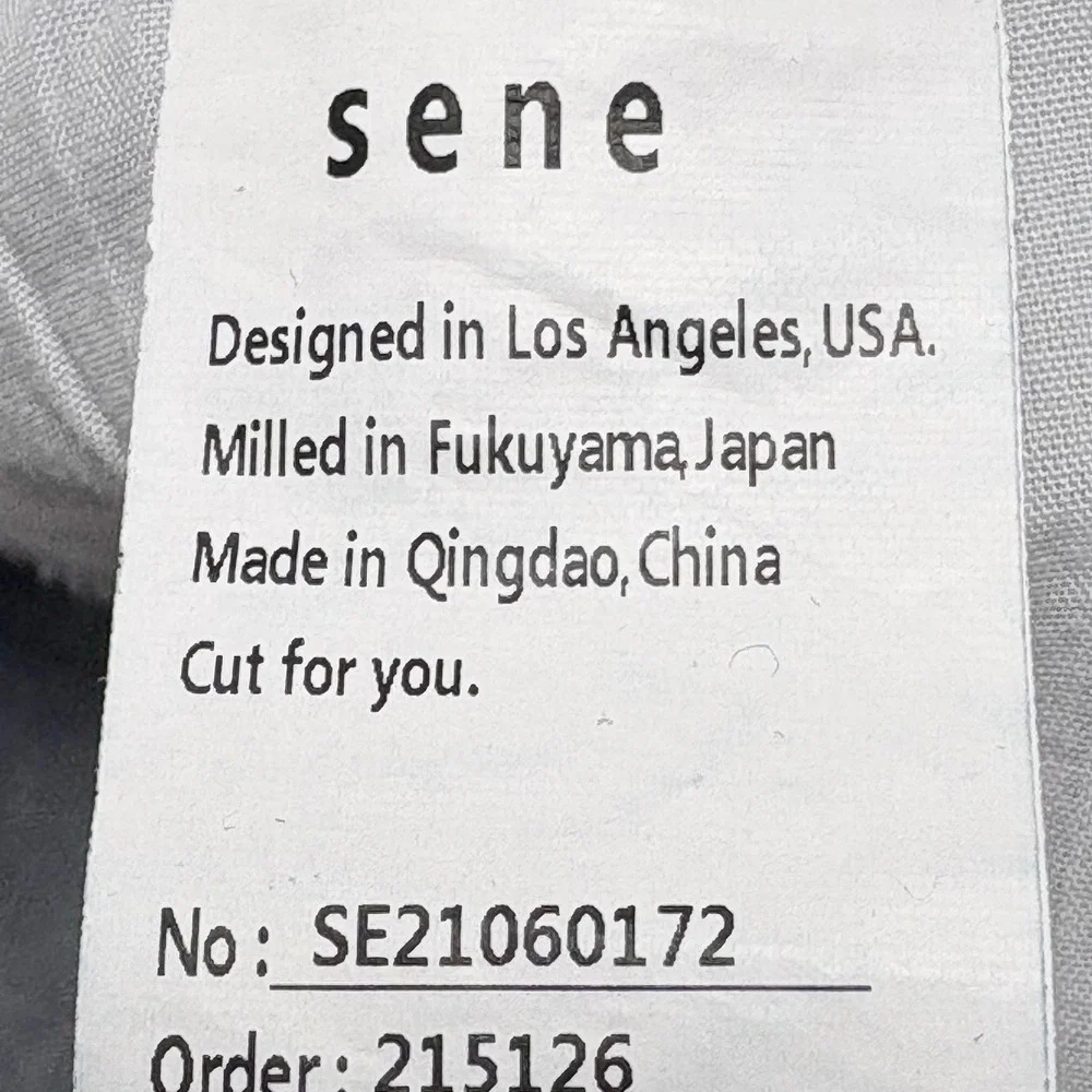 SENE Studio Mens Japanese Denim Dark Wash Straight Leg Jeans Custom 36x26